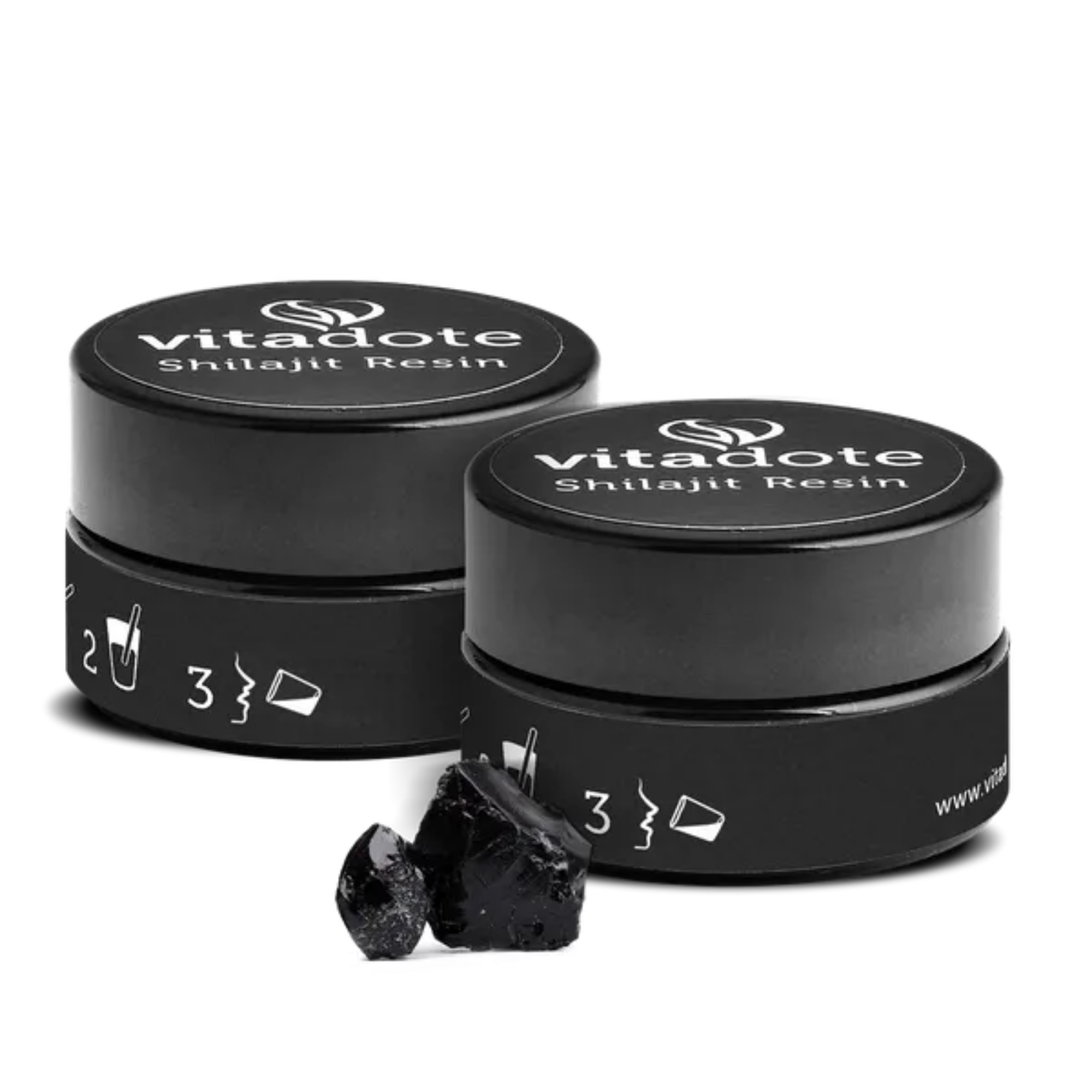 Vitadote Shilajit Resin 2x 30g — Pure Shilajit Resin, Altai (Lab-Tested)
